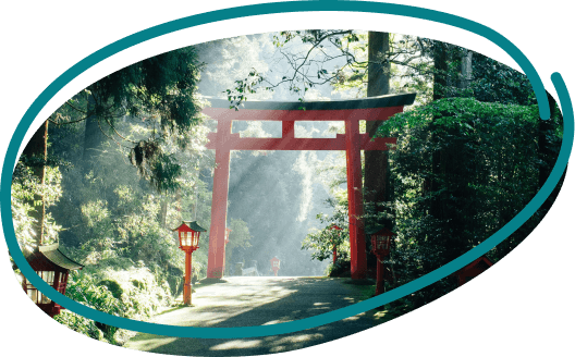Torii gate au Japon